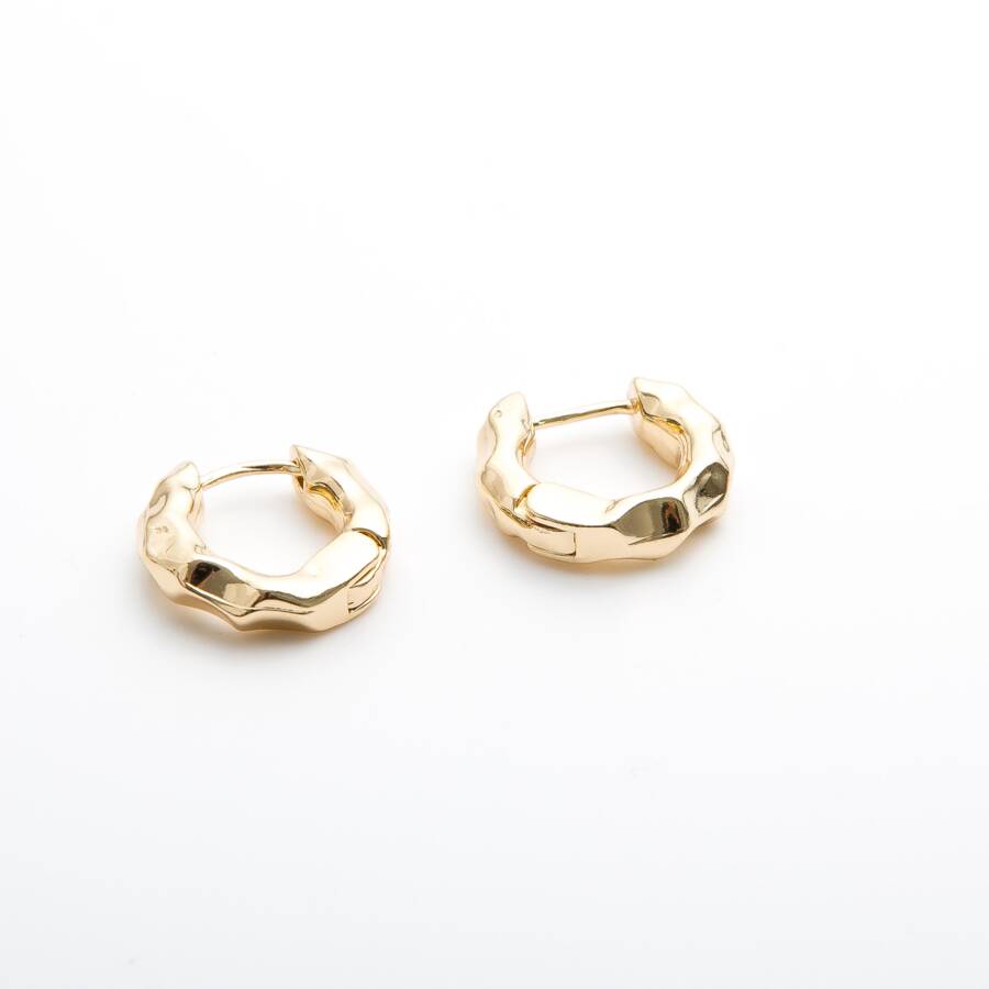 Hoop-Ohrringe und Creolen - 34100 gold